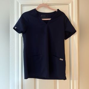 Figs - XS Navy Casma Three Pocket Women’s Scrub Top